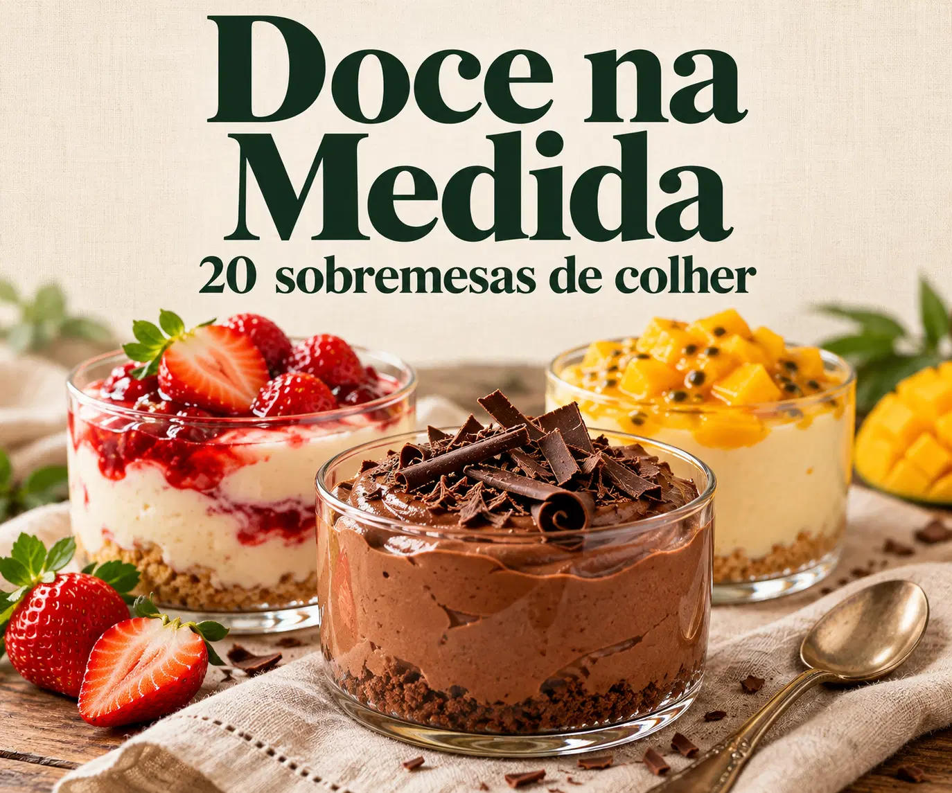 Doce na Medida—20 sobremesas de colher