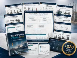 DUTOS E TERMINAIS (+220 Fichas Visuais para estudar Transpetro com muito mais clareza)