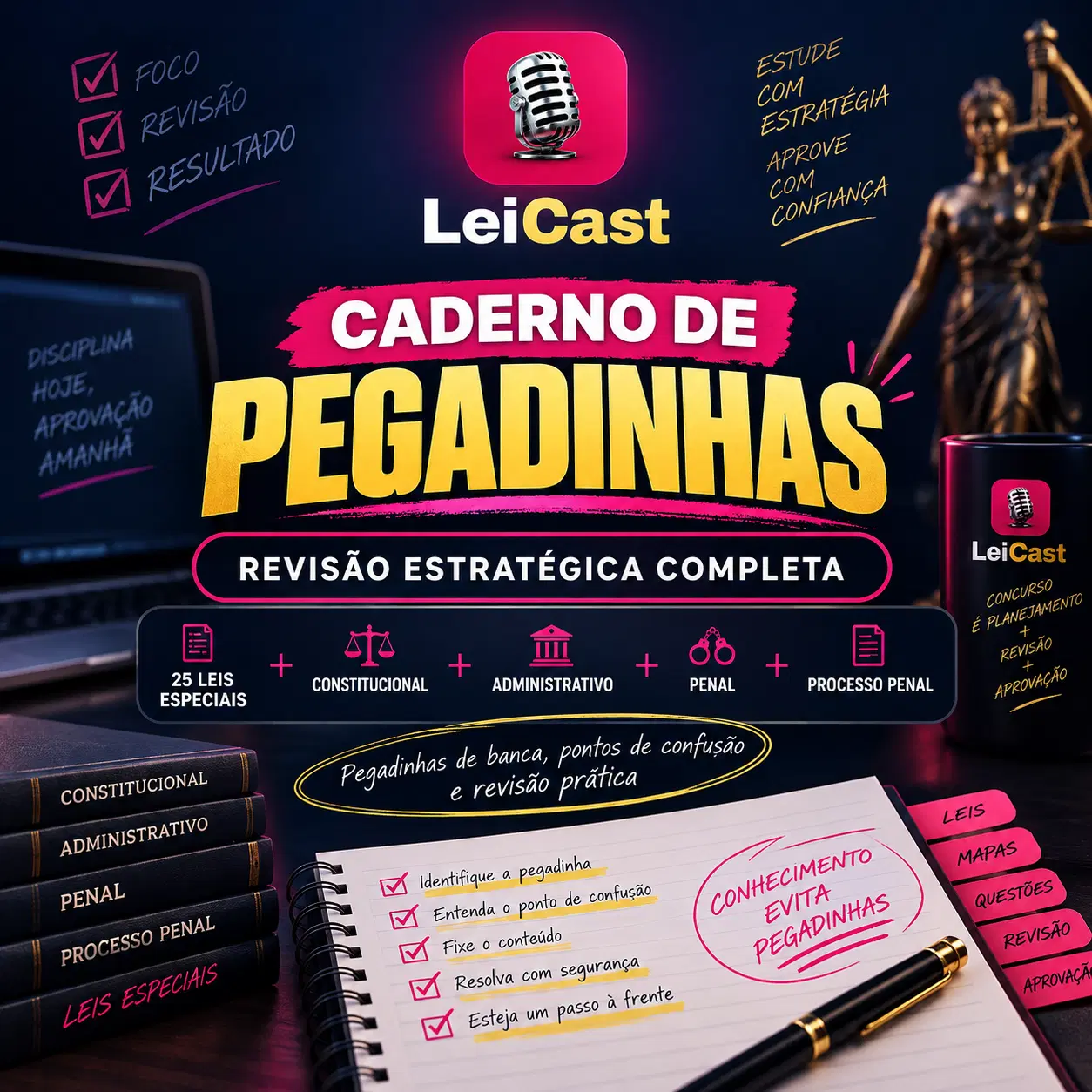567 Pegadinhas de Prova — Caderno Completo