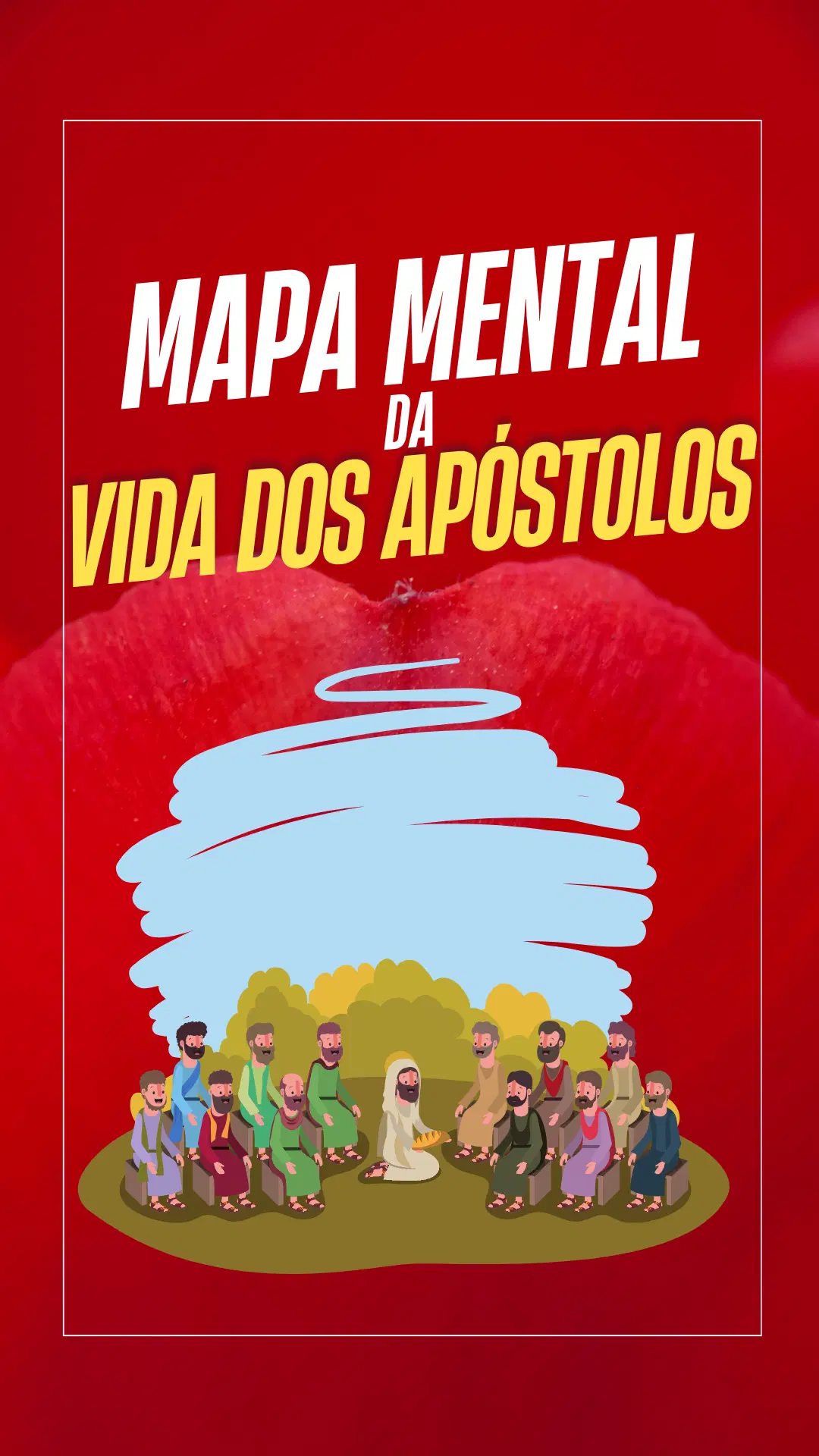 Mapa Mental "A Vida dos 12 Apóstolos"