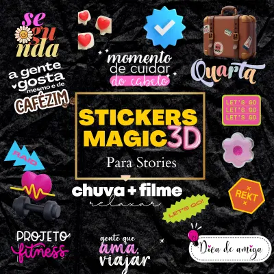 STICKERS MAGIC 3 D
