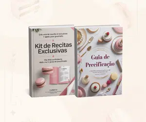 O Kit de Receitas Exclusivas + Guia de Precificação Profissional!
