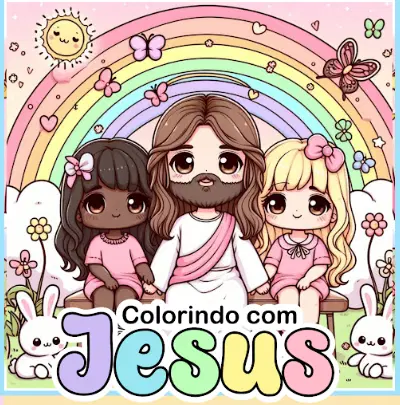 Colorindo com Jesus - Para Meninas