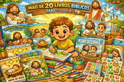 Colorindo com Jesus  -  Premium