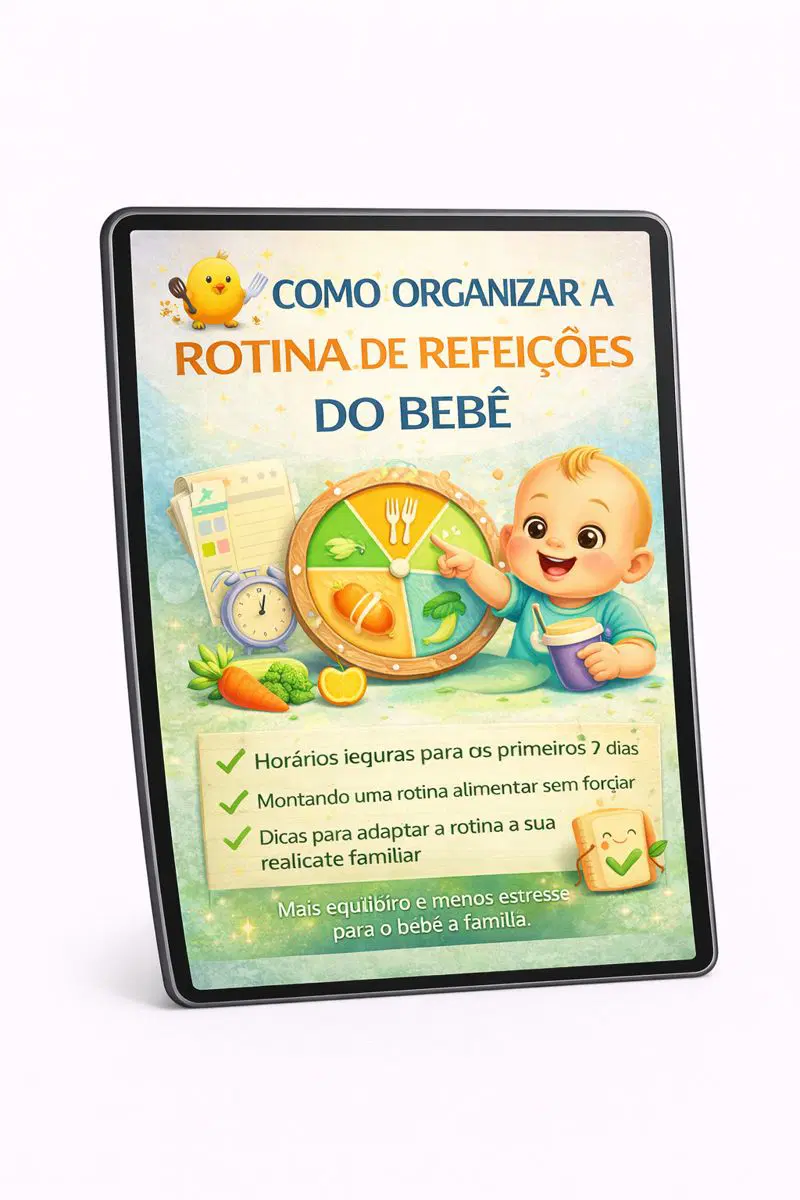 Como Organizar a Rotina de Refeicoes do Bebe