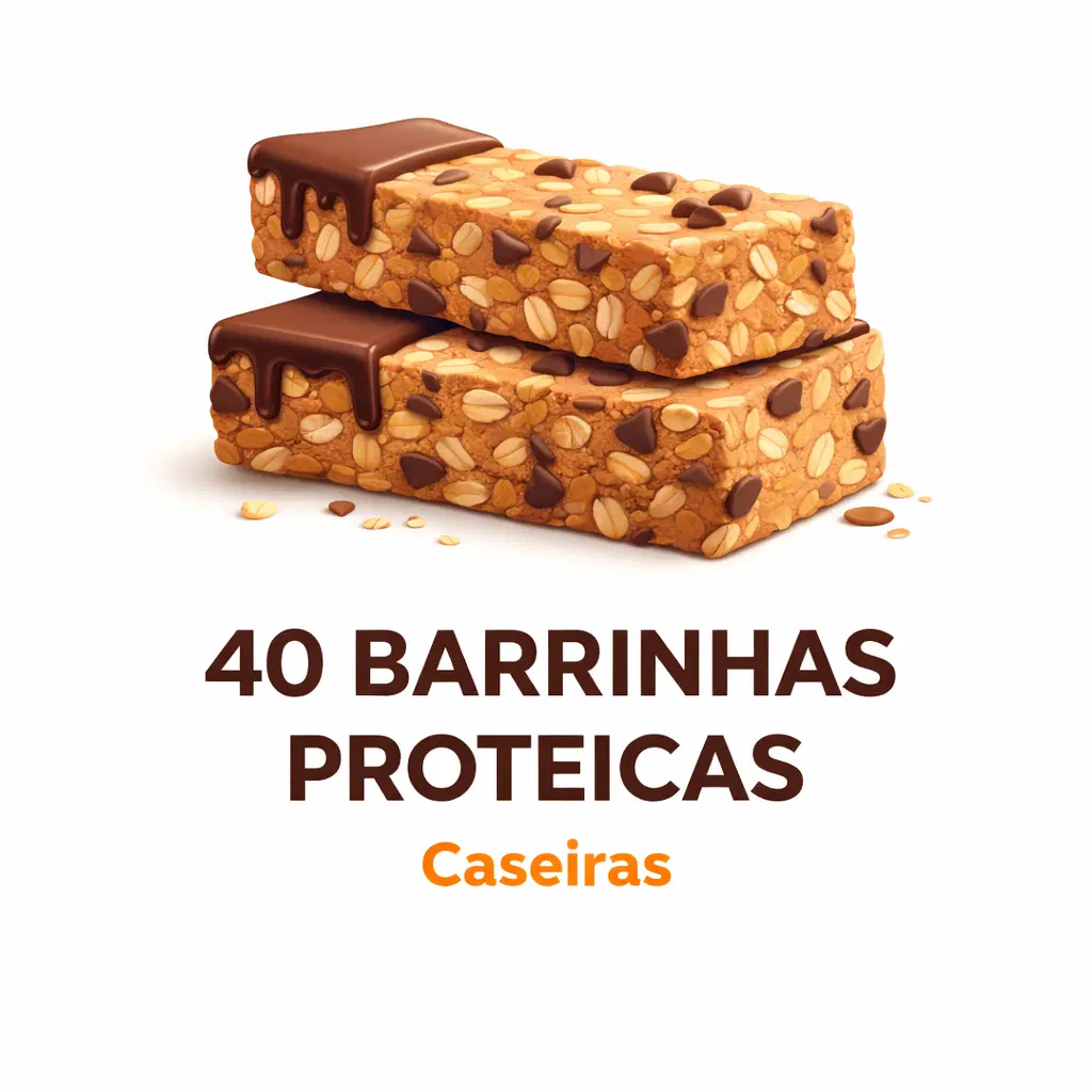 40 Barrinhas Proteicas Caseiras