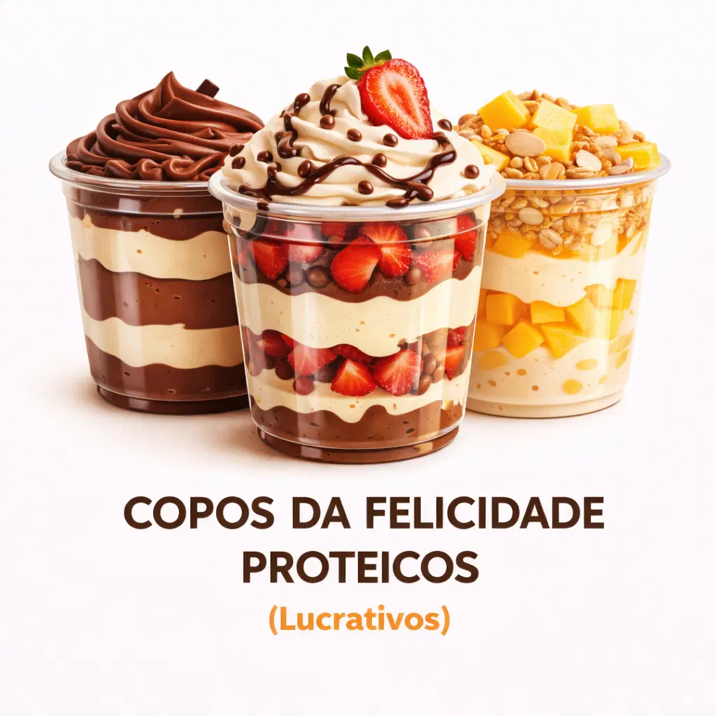 Copos da Felicidade Proteicos — (Receitas Lucrativas)