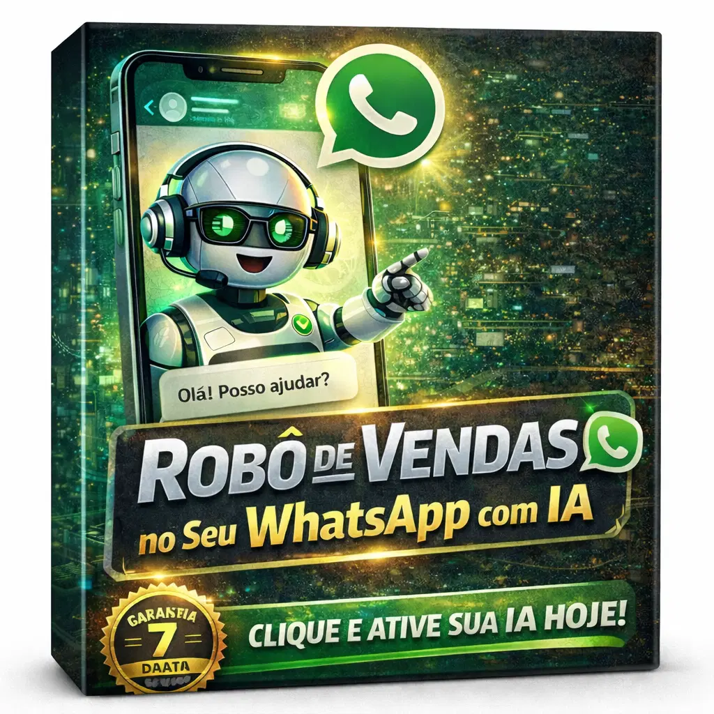 Agente de IA Nativo, atenda e venda no automático 24h por dia enquanto faz outras atividades