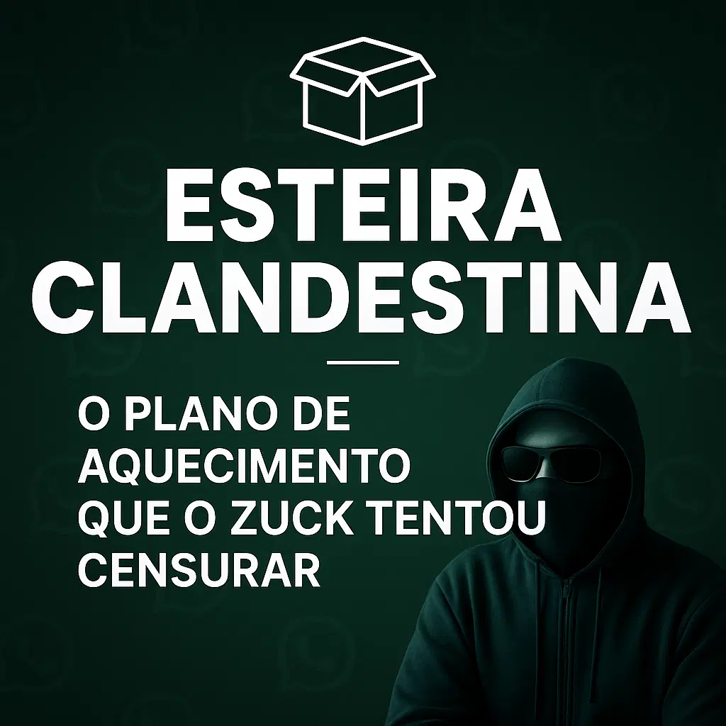 📦 ESTEIRA CLANDESTINA — O Plano de Aquecimento que o Zuck Tentou Censurar
