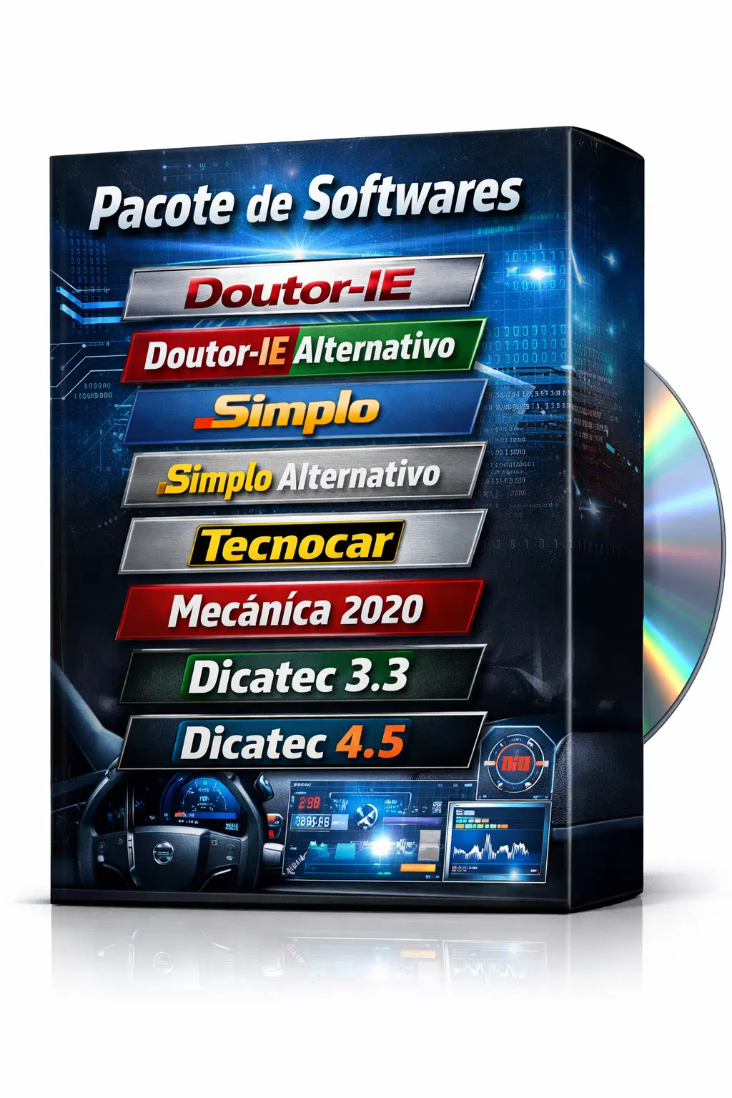 Pacote De Softwares Automotivo