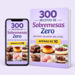 Receitas de sobremesas zero
