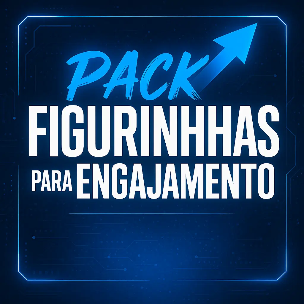 [PACK PLUS] VALIDADO DE Figurinhas para engajamento, mude o jogo, comece na frente!