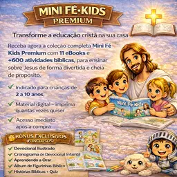 MINI FÉ KIDS COLEÇÃO COMPLETA