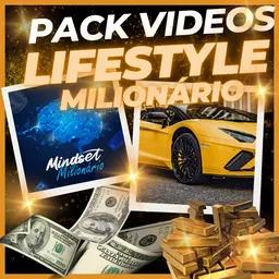 Pack com +400 Videos Lifestyle Milionário