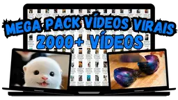 MEGA PACK VÍDEOS VIRAIS PLANO BÁSICO