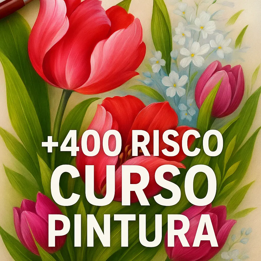 +400 Riscos de Pintura = DE: 97,00 POR 19,90! - 80% OFF! BÔNUS  VIDEO AULAS