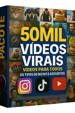 Pack +50.000 Vídeos Virais 2026 + Brinde