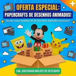 Moldes dos Desenhos Animados