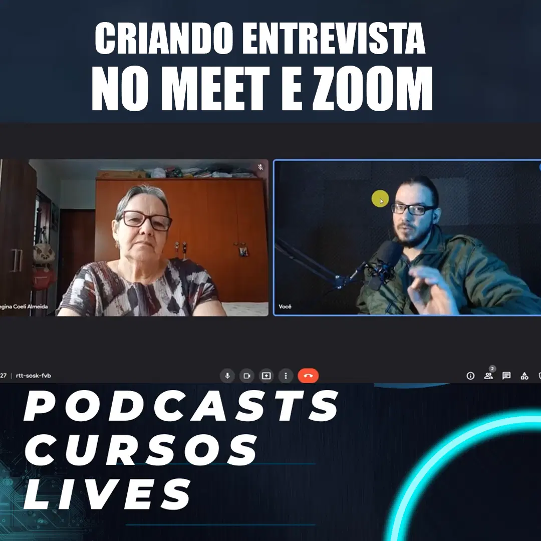 ENTREVISTA NO OBS COM CONVIDADO NO MEET/ZOOM