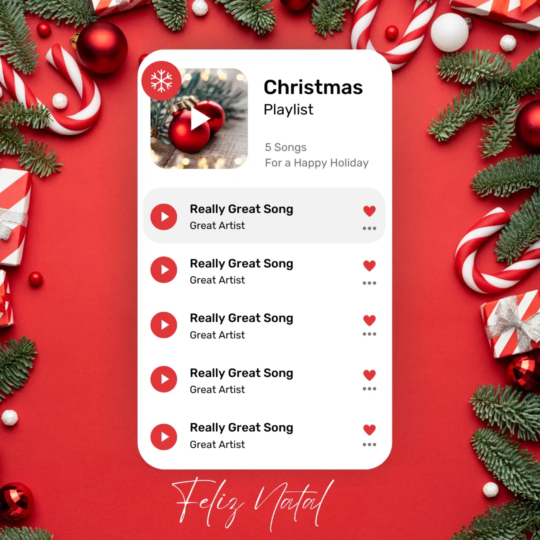 Playlist Exclusiva para a Ceia de Natal