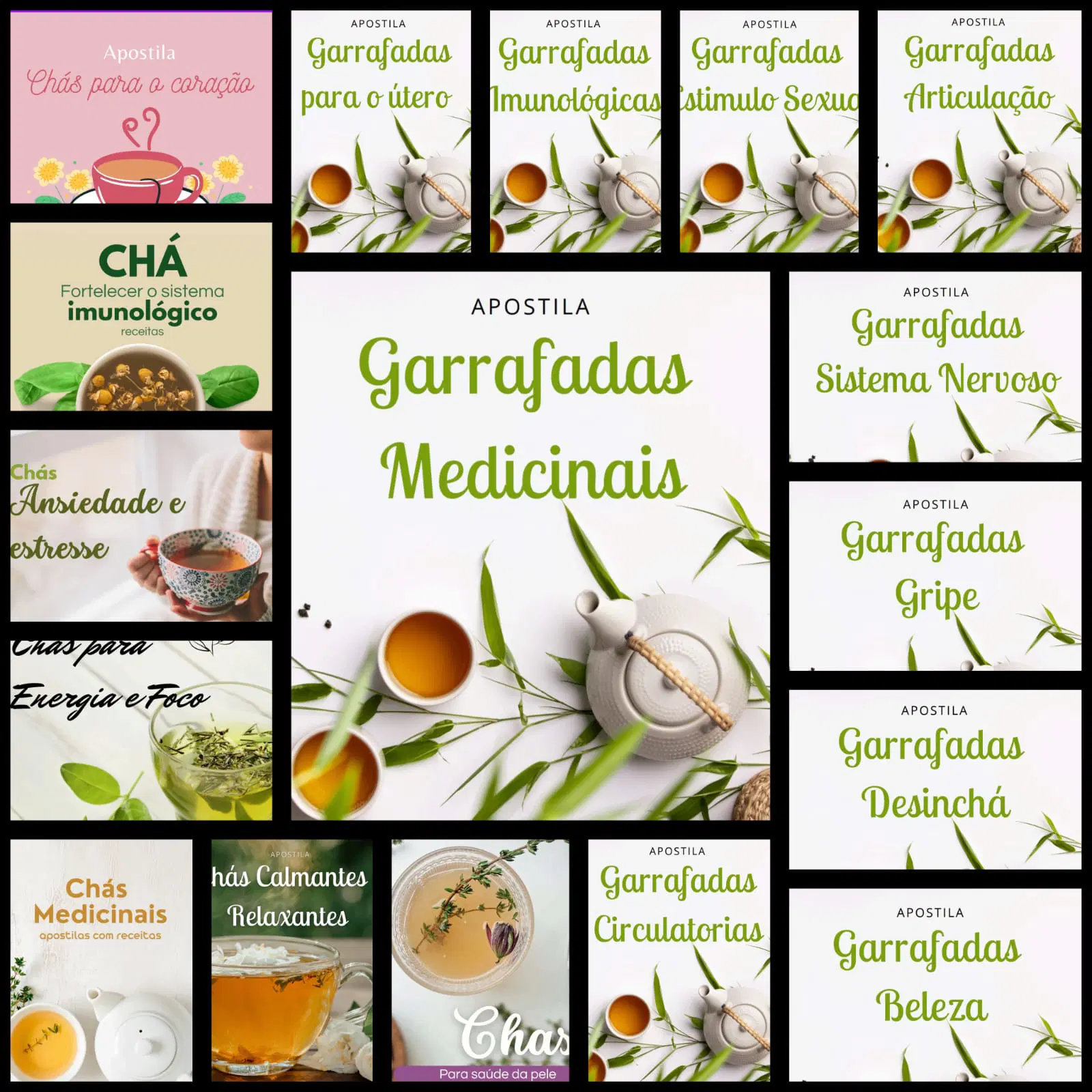 Chás e Garrafadas Medicinais