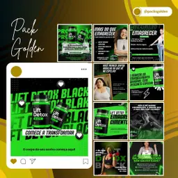 PACK GOLDEN - LIFT DETOX BLACK
