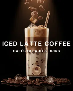 Iced Latte - Cafés Gelados