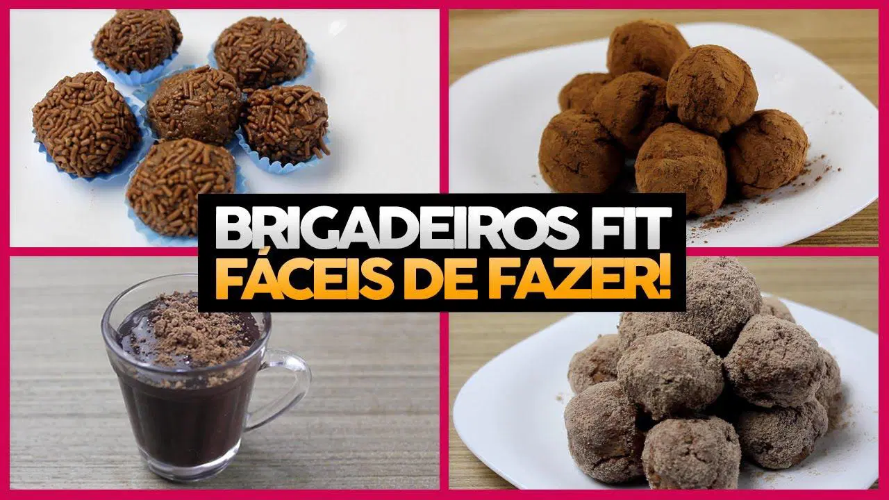 Brigadeiro fit e sem açúcar