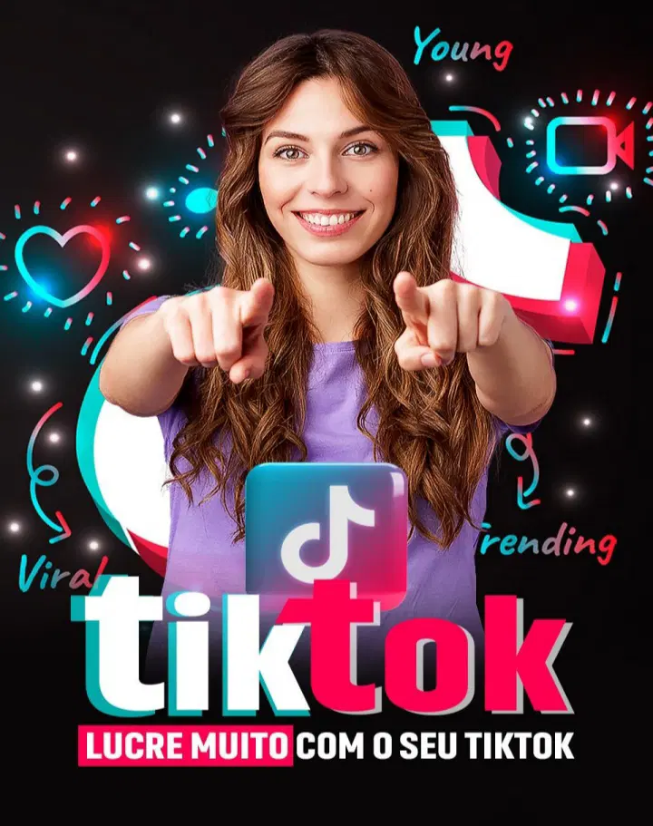 VOCÊ APRENDERÁ COMO TRANSFORMAR SUA REDE SOCIAL DO TIK  TOK EM UMA FONTE DE RENDA LUCRATIVA