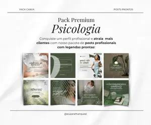 Pack Psicologia 60 Posts+ Bônus
