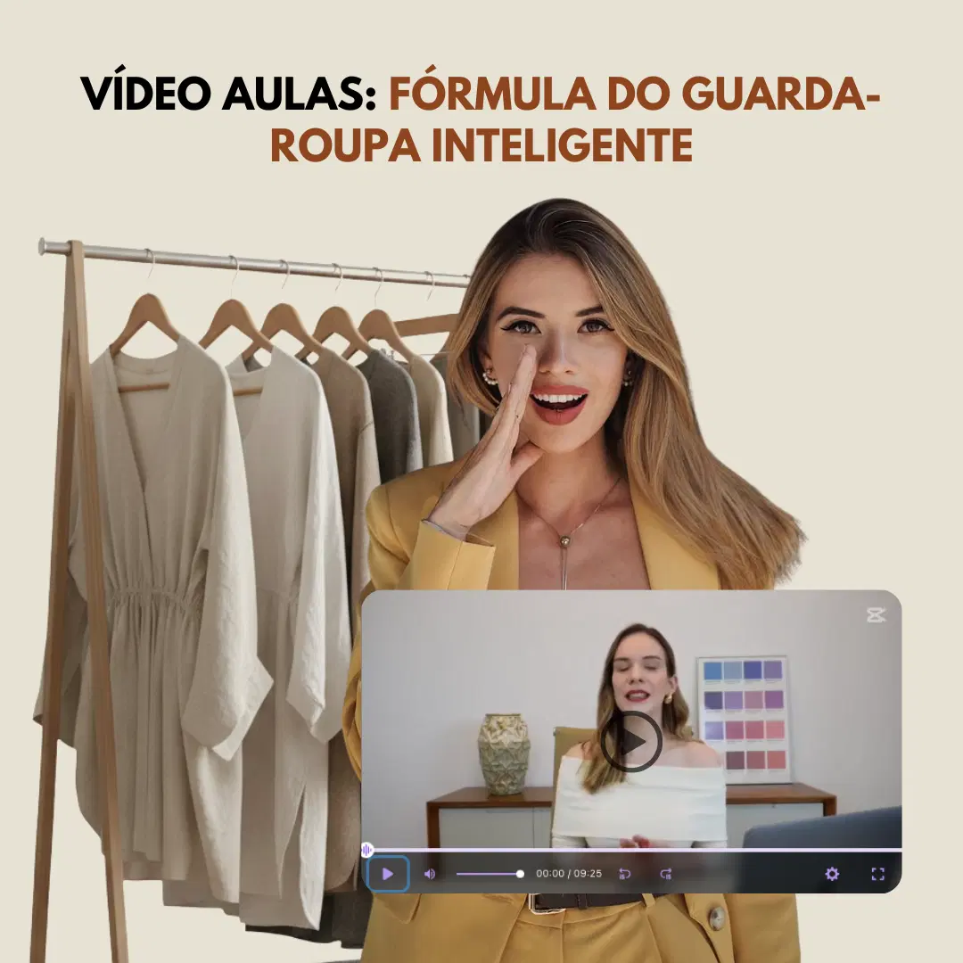 Desbloqueie 09 Vídeo Aulas e aprenda a montar o seu "Guarda-Roupa Inteligente".
