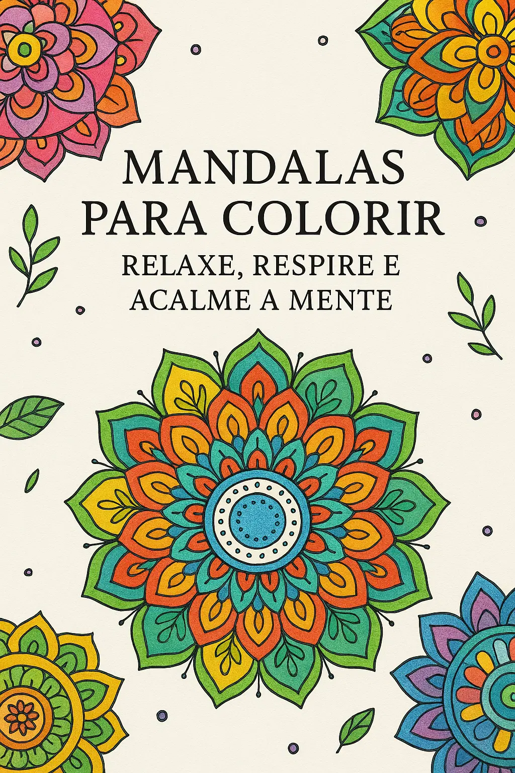 Mandalas para Colorir- Medite e Acalme a Mente Antes de Dormir