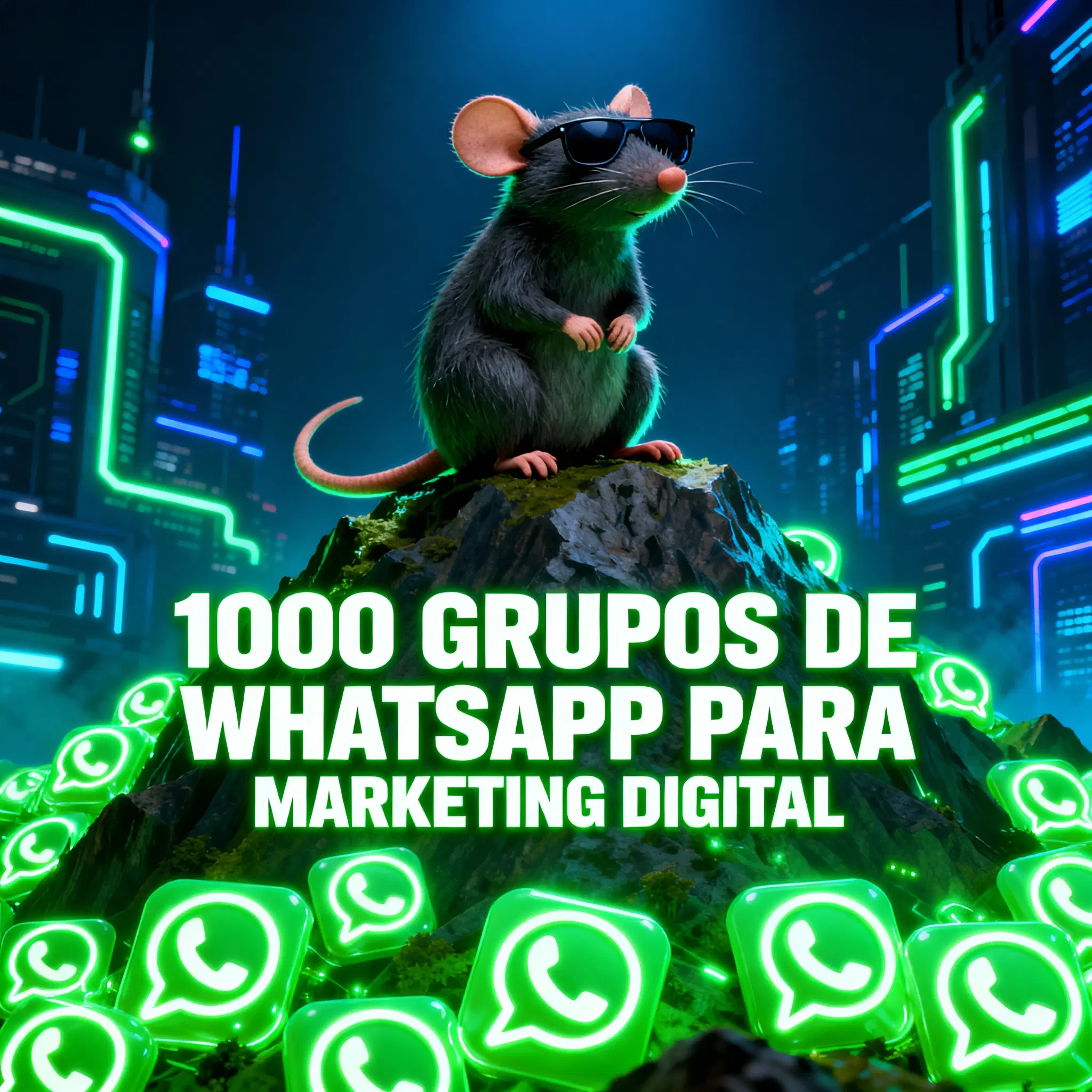 1000 Grupos de WhatsApp para Marketing Digital