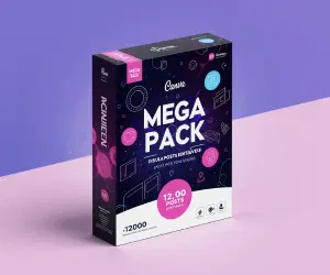 Mega Pack Canva – 12.000 Posts Editáveis
