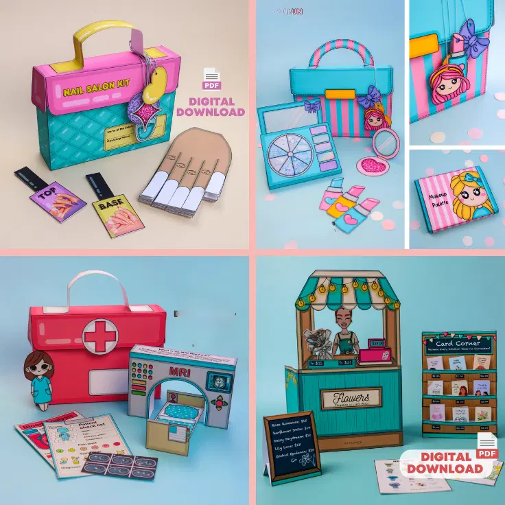 Adicione 4 Kits de Bonecas Temáticas