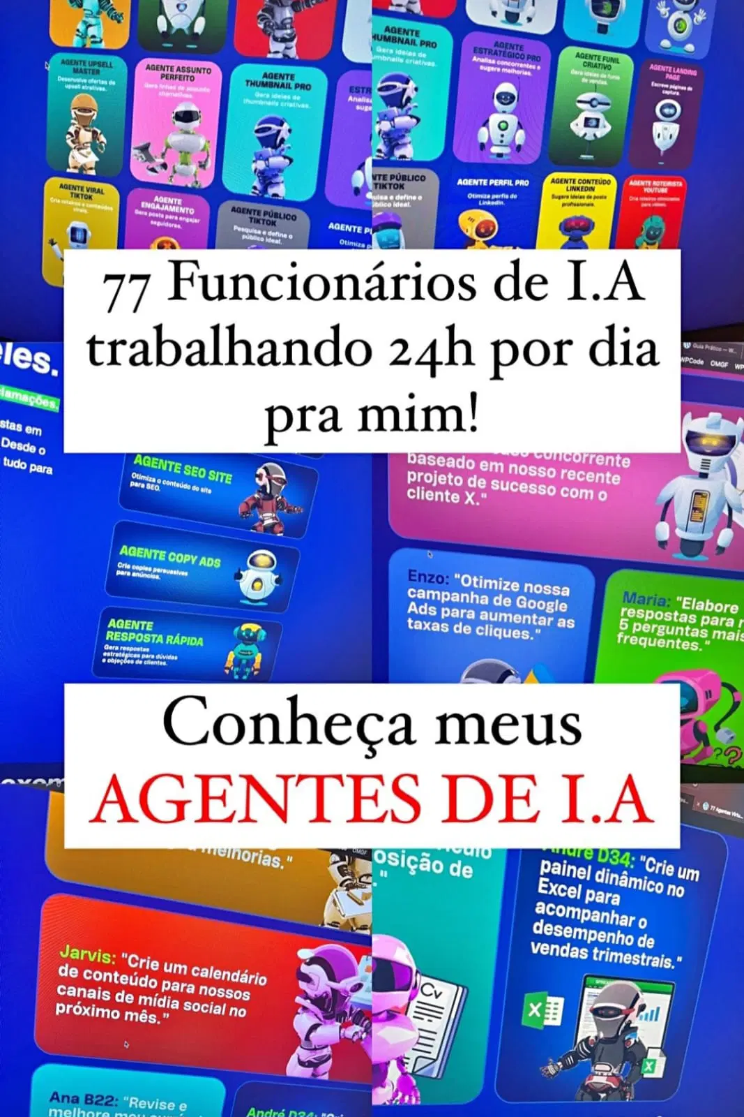77 AGENTES DE INTELIGÊNCIA ARTIFICIAL