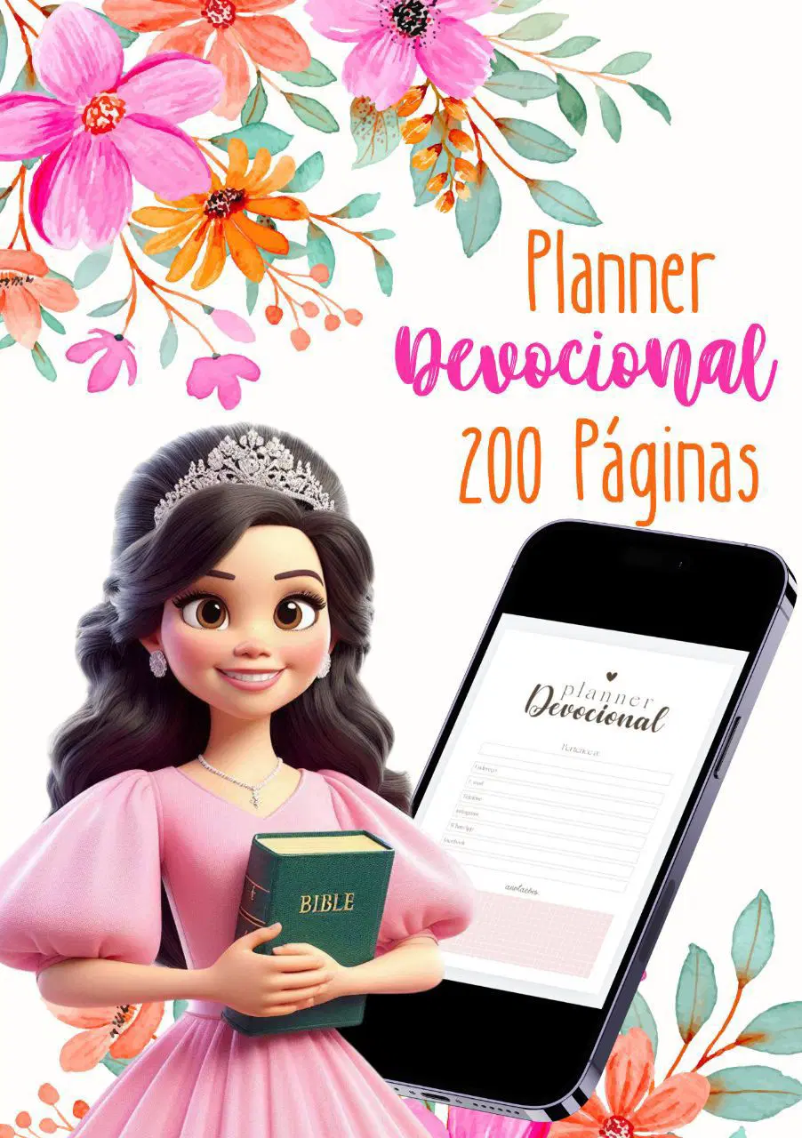 PLANNER DEVOCIONAL MULHER VIRTUOSA 2025