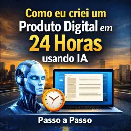 Como eu criei um produto digital em 24 horas usando IA (passo a passo)