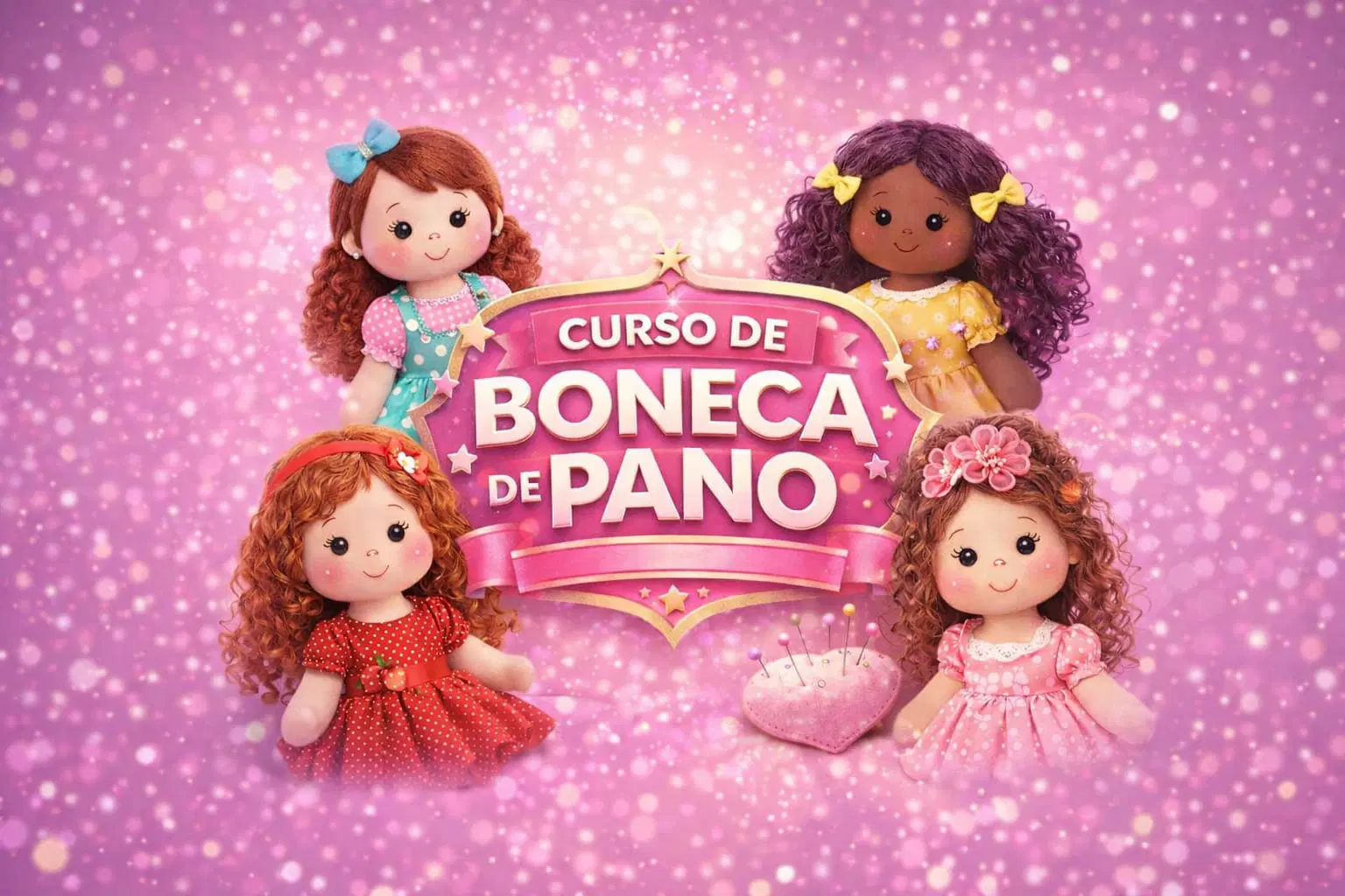 +29 MOLDES  BONECA DE PANO PREMIUM