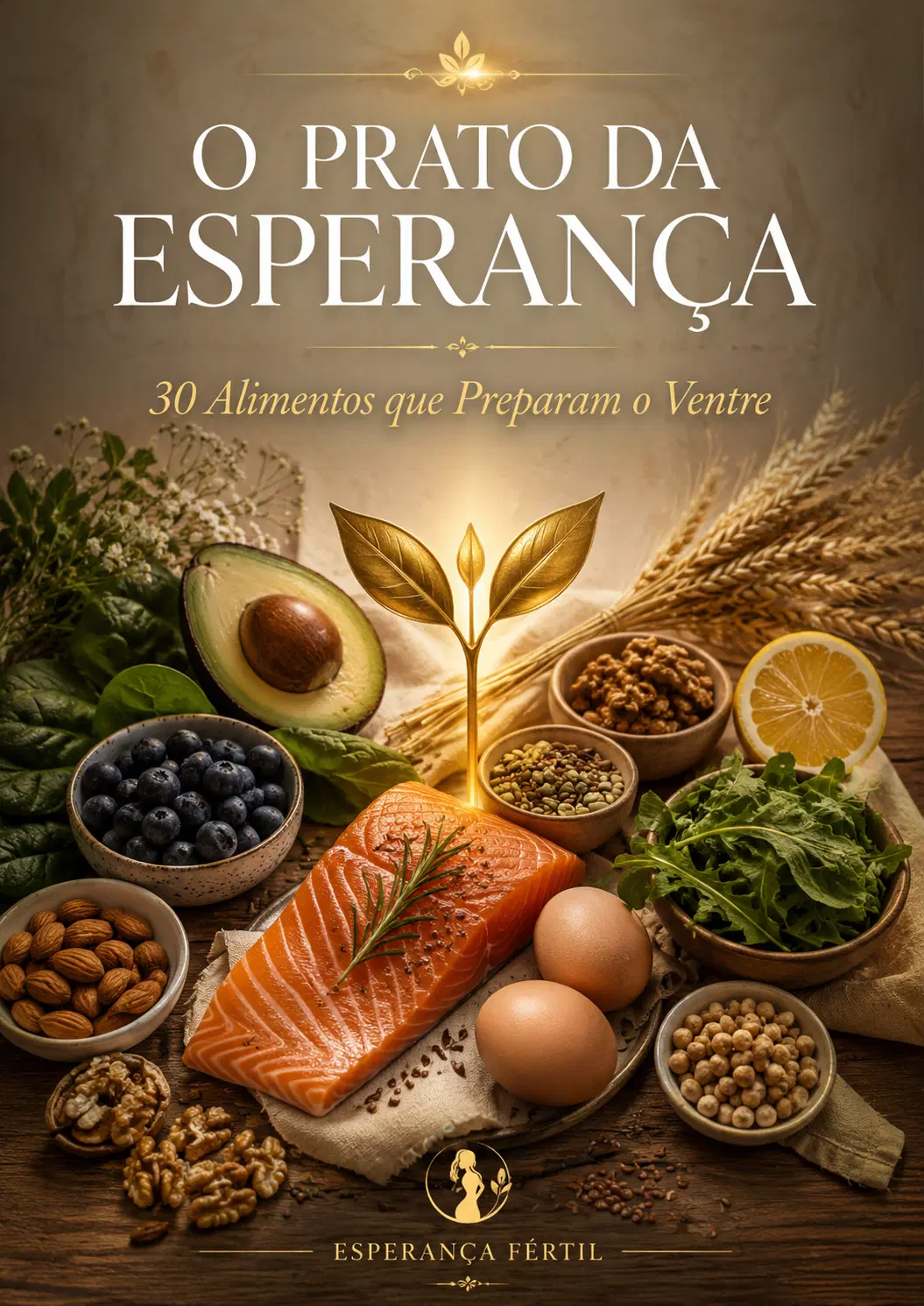 O Prato da Esperança — 30 Alimentos que Preparam o Ventre