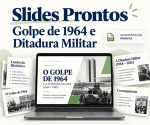 Slides Prontos sobre o Golpe de 1964 e a Ditadura Militar no Brasil