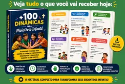 +100 Dinâmicas para Ministério Infantil