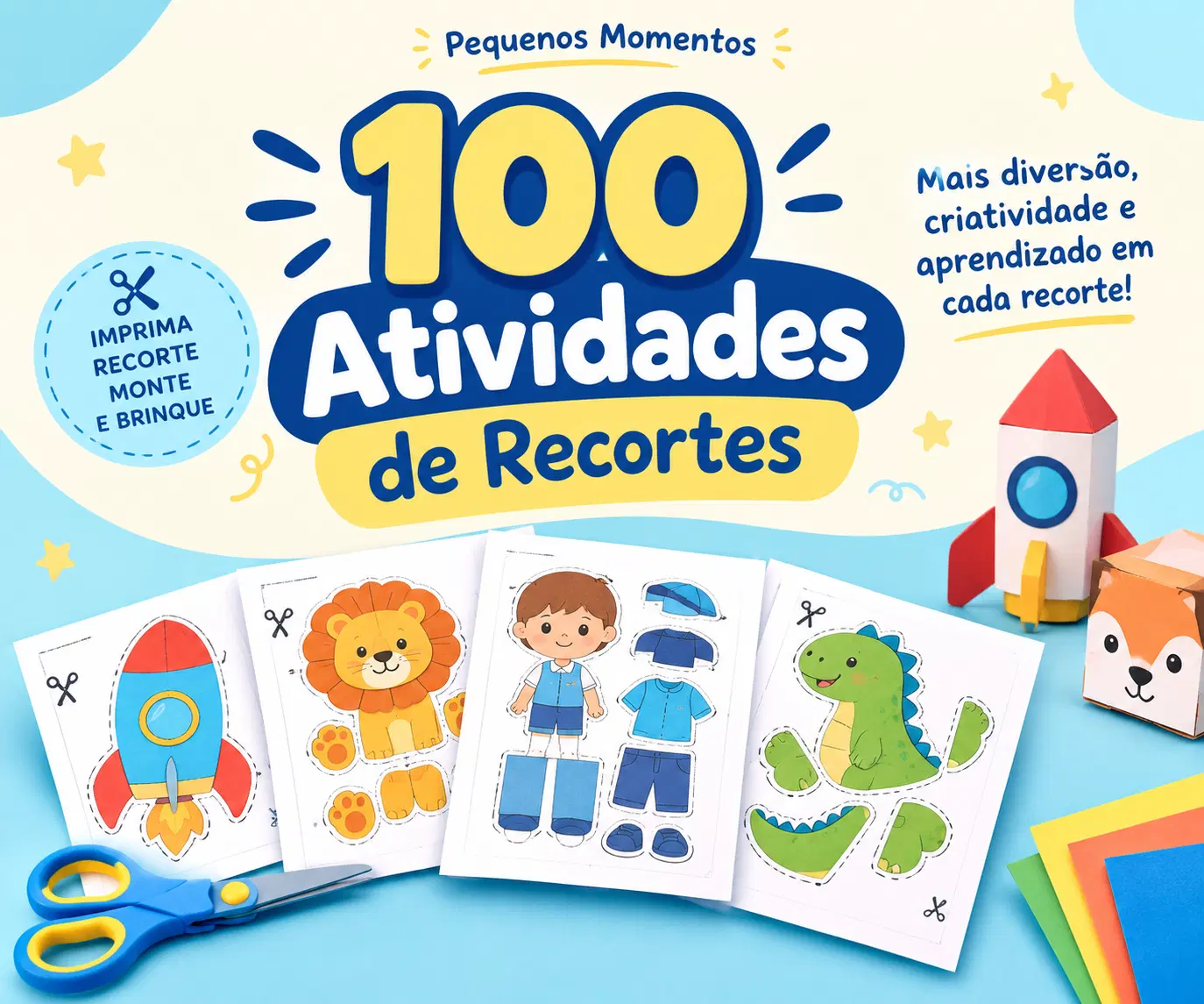100 Atividades de Recortes