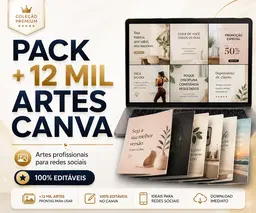 PACK + 12 MIL ARTES CANVA