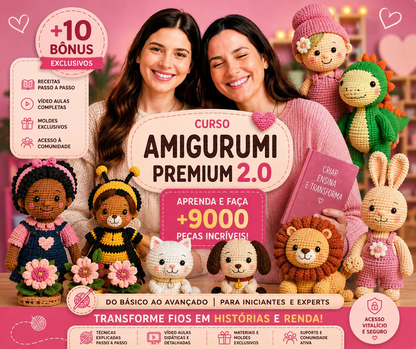 CURSO AMIGURUMI PREMIUM 2.0