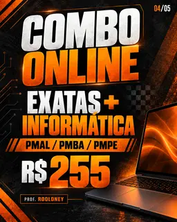 EXATAS + INFORMÁTICA - PMPE/PMBA - AO VIVO
