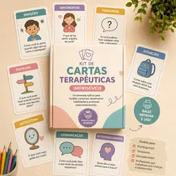 Kit de Cartas Terapêuticas Imprimíveis