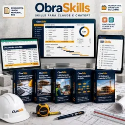 ObraSkills — Pacote Simples (15 skills + 300 comandos)