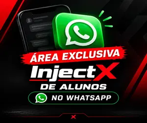 Área Exclusiva InjectX De Alunos no WhatsApp