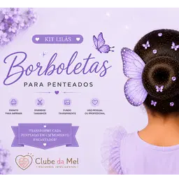 Kit de Borboletas Lilás Encantado | Arquivo Digital